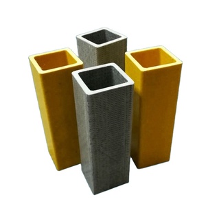 Cường độ cao tùy chỉnh FRP pultruded vuông hình chữ nhật Ống bền chống ăn mòn cho cột cố định Xây Dựng & Lều xây dựng - Product Image 5
