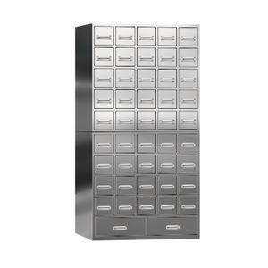 <span class=keywords><strong>Armoire</strong></span> de rangement en acier inoxydable d'approvisionnement d'usine antirouille hôpital/<span class=keywords><strong>pharmacie</strong></span>/47 tiroirs <span class=keywords><strong>armoire</strong></span> de rangement de médicaments <span class=keywords><strong>rouge</strong></span> chinois - Product Image 6