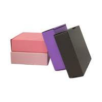 Boîtes en papier kraft avec logo personnalisé Carton ondulé pliant finition brillante Emballage en carton dur hexagonal 2mm gaufrage