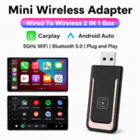 Adaptateur CarPlay sans fil pour voiture, Boîtier adaptateur CarPlay, Accessoires CarPlay, Adaptateur USB sans fil, Compatible avec les téléphones Apple sans fil 2026