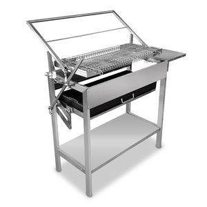 Grille de <span class=keywords><strong>barbecue</strong></span> inclinable HDT01 pour charbon de bois, plaque de cuisson réglable, accessoires de <span class=keywords><strong>barbecue</strong></span>, plaque de cuisson extérieure - Product Image 6