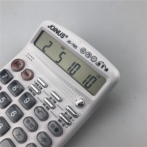 Joinus Js 765 12 Digit Accounting Calculator With Voice Function And Date Check White Color - Product Image 3