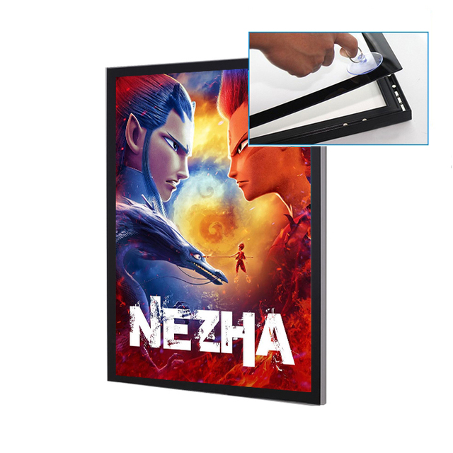 Custom Magnetic Display Light Box Sign Picture Poster Holders Led Slim Acrylic Wall Mounted Frame for A1 A2 A3 A4 Size