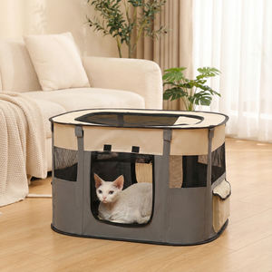 Casa <span class=keywords><strong>para</strong></span> Gatos de Gran Capacidad, Fácil de Limpiar, Cómoda y Transpirable, Caja de <span class=keywords><strong>Parto</strong></span> <span class=keywords><strong>para</strong></span> Perros y Gatos de Raza Pequeña - Product Image 2