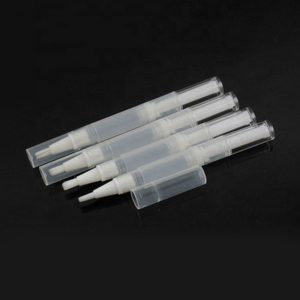 Pen Shape PP Plastic Cosmetic Container With <b>Brush</b> Cap Dropper Tube For Lip Gloss Nail Polish - Product Image 4