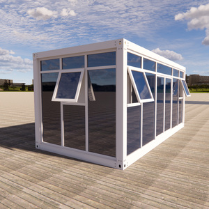 Cửa sổ từ sàn đến trần nhà bằng thép bảng điều khiển nhà Chứa mô-đun nhỏ phòng khách có thể tùy chỉnh kích thước nhà bếp/văn phòng/phòng ngủ - Product Image 4