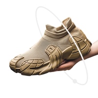 Chaussures de sport décontractées respirantes pour hommes, style tennis, rehaussantes, en maille, pour l'extérieur, directement du fabricant
