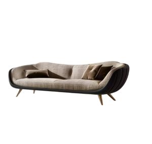 Prezzo a buon mercato moderno 3 posti Soft Bay divano soggiorno divano divano letto bouclé tessuto <span class=keywords><strong>bianco</strong></span> divano mobili - Product Image 2