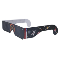 Lunettes de visualisation de l'éclipse solaire personnalisées en 3D certifiées ISO, lunettes d'éclipse solaire de qualité supérieure