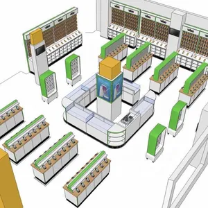 Cửa Hàng Trưng Bày Điện Thoại Di Động Thiết Kế Nội Thất Cửa Hàng Trưng Bày Điện Thoại Di Động Phụ Kiện Vỏ Điện Thoại Di Động Trưng Bày Nội Thất - Product Image 1