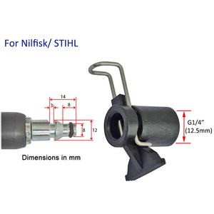 Connecteur de tuyau d'entrée de pistolet de nettoyeur haute pression <span class=keywords><strong>G1</strong></span>/4 - Femelle M14-F Adaptateur de tuyau haute pression - Product Image 4