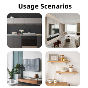 Zuogang <span class=keywords><strong>2</strong></span> шт. 6 дюймов до 24 дюймов оптовая продажа квадратный Нижний купол скрытый L кронштейн черный плавающий тяжелый кронштейн - Product Image 5