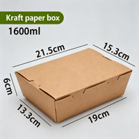 Boîtes à emporter en papier kraft imprimées sur mesure, boîte bento multi-compartiments, contenants alimentaires jetables avec fenêtre, couvercle biodégradable et recyclable