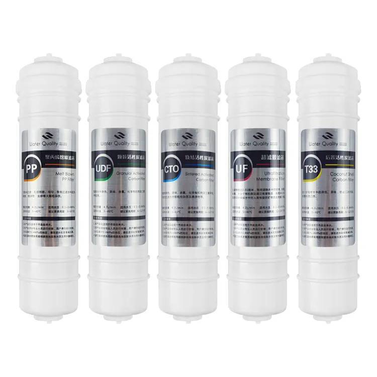 Low Cost Quick Connect Sediment High Quality Polypropylene Alkaline Water Cartridge Filter For Reverse Osmosi