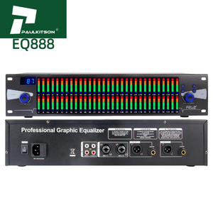 Ecualizador Digital Estéreo Profesional EQ888 <span class=keywords><strong>de</strong></span> 31 Bandas y 2U, Reductor <span class=keywords><strong>de</strong></span> Ruido, Procesador DSP, Pantalla LED, Perilla Pasiva <span class=keywords><strong>de</strong></span> Metal - Product Image 1
