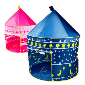 Carpa de juegos infantil Ele-Gate con diseño de estrellas y luna para uso en interiores y exteriores - Product Image 1