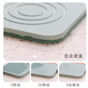 Posavasos de Tierra de Diatomeas Rosa, Absorbente, Resistente al Calor, para Cocina y Baño, Ecológico - Product Image 5