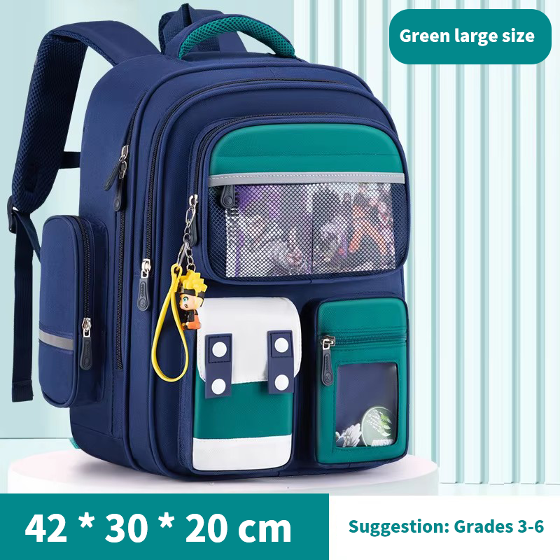 Verde grande con tre tipi di carte