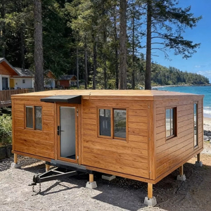 Villa Contenedor Expandible de Lujo para Airbnb, Cabaña Resort, Casa Pequeña Prefabricada Moderna con Cocina y Baño sobre Ruedas - Product Image 2