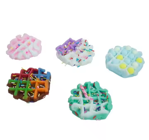 High Quality Silicone Slow <b>Rebound</b> Squeeze Toy Waffle Mochi Pressure Relief Soft Pressure Ball Animal Shape Boys & Girls - Product Image 2