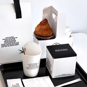 IMEE personalizzato personalizzato tazza di caffè manico portante borsa porta torta scatola per caffè negozio di tè del latte - Product Image 4