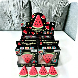 Watermelon Squishy Toy TPR Soft Squeeze Toy Slow Rebound Stress Relief Sensory <b>Fidget</b> Toy for Kids Adults - Product Image 3