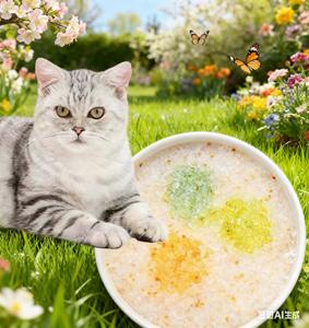 OEM Großpackung pH-Indikator Kristall-Katzenstreu |   Gesundheitsüberwachungs-Indikator Unparfümierte Kristall-Silikagel-Katzenstreu - Product Image 2