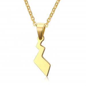 Edelstahl-Schmuck Hip-Hop Tier-Fledermaus-Anhänger Halskette für Männer in Silber- und Goldfarben - Product Image 3