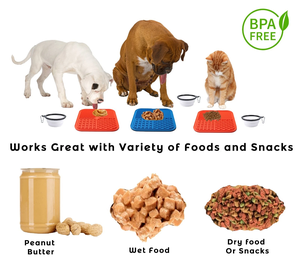 Tapis en silicone pour animaux de compagnie, gamelle anti-glouton pour chiens, assiette à lécher, tapis antidérapant en silicone pour chiens, fournitures d'entraînement alimentaire pour chiens - Product Image 3