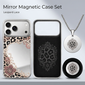 Coque de téléphone personnalisée effet miroir motif léopard Cherry Cola pour <span class=keywords><strong>iPhone</strong></span> 18 17 16 15 <span class=keywords><strong>14</strong></span> 13 Pro Max, protection magnétique, OEM ODM - Product Image 3