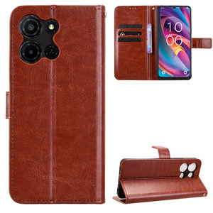 Funda de teléfono de cuero con diseño de Caballo loco para TCL K32/K33 5G - Product Image 5