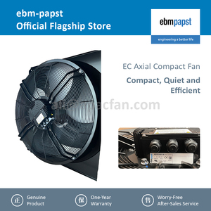 Ventilador axial EC industrial ebmpapst W3G800-KH94-01/F01 para ventilación de escape de condensadores, para enfriadores de aire. - Product Image 2