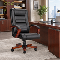 Chaise de bureau classique pour cadres, chaise de direction haut de gamme, chaise de manager, chaise de bureau de luxe traditionnelle pour cadres