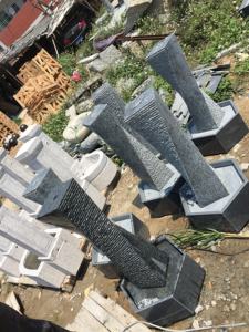 <span class=keywords><strong>Fontaine</strong></span> d'eau en pierre naturelle artisanale en granit noir pour l'extérieur, <span class=keywords><strong>jardin</strong></span>, cour, pelouse, patio, décoration - Product Image 6