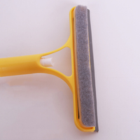 Nettoyeur de vitres multifonction 3-en-1 durable avec poignée en plastique, arrosoir et raclette pour la maison