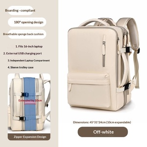 Sac à dos de voyage unisexe haut de gamme en jean grande capacité, imperméable, pour ordinateur portable, idéal pour l'école et les voyages transfrontaliers - Product Image 3