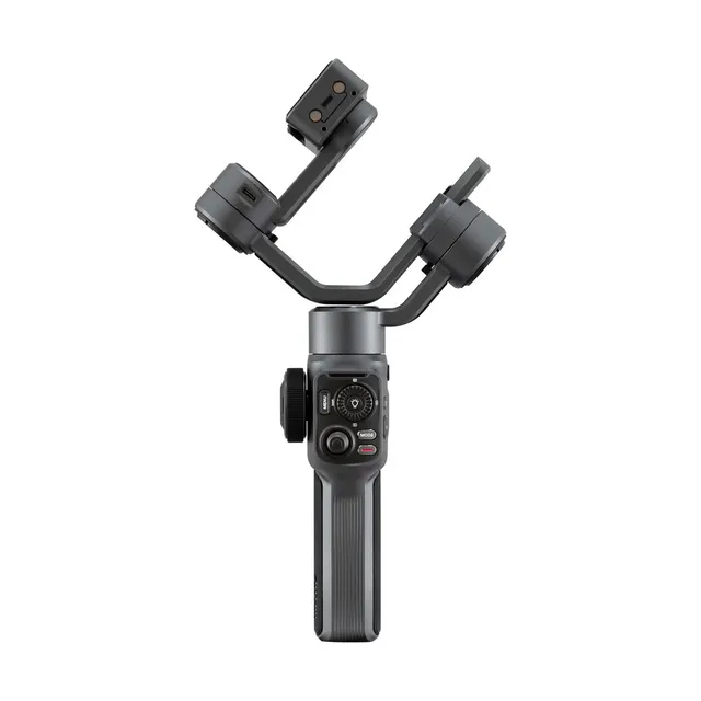ZHIYUN Smooth 5 Phone Gimbal 3-Axis Handheld Smartphone Stabilizer with Grip Tripod, AI Face Tracking for iPhone Android