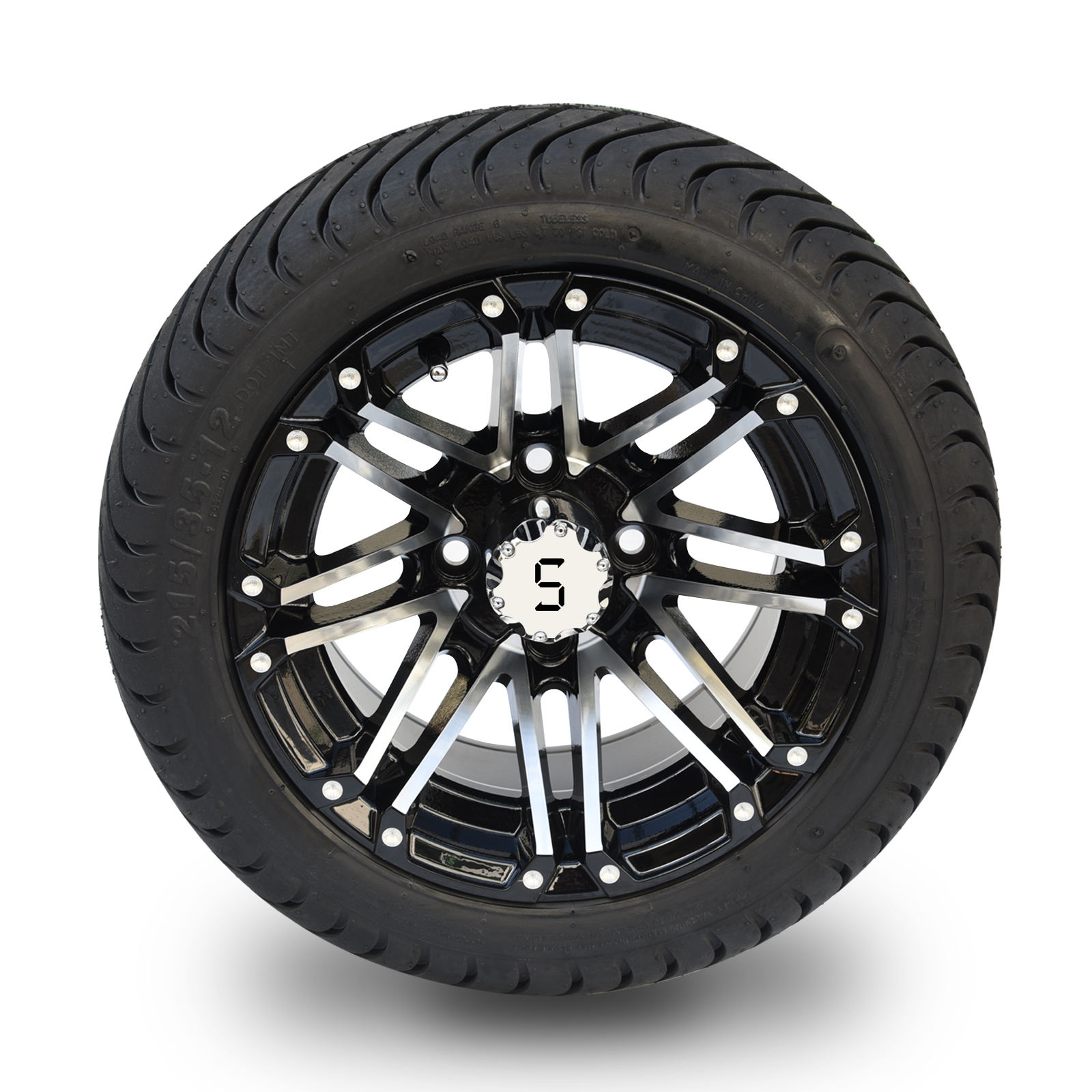 กลึง/สีดำเงา