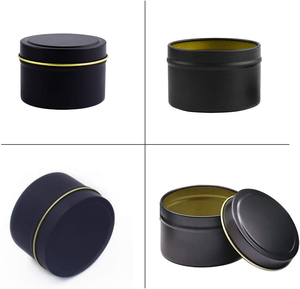 Cao Cấp Tùy Chỉnh Tinplate Nến Container Cổ Điển Nến Jar Vòng Hình Dạng Sang Trọng 2Oz 4Oz 8Oz Craft Tin Có Thể - Product Image 2