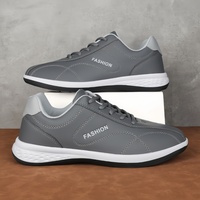 Chaussures de marche décontractées pour hommes, automne, sport, antidérapantes, légères, dessus en PU, doublure en mesh, imperméables, respirantes, confortables