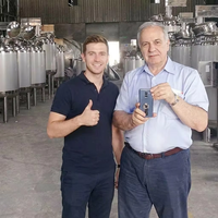 Cuve de mélange avec agitateur en acier inoxydable, homogénéisateur liquide industriel pour pâte de tomate, machine de fabrication de mayonnaise de qualité alimentaire