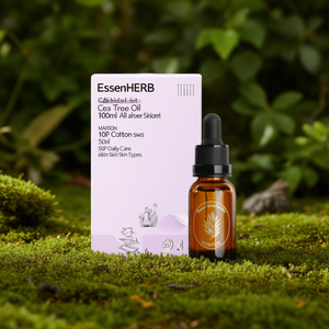 EssenHERB T-Zone Skin Care Set Tea <b>Tree</b> Oil 100ml Cream 10ml Cotton Swab 50P Daily Care All Skin Types - Product Image 3
