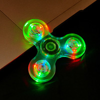 Gyroscope en cristal transparent avec lumière scintillante, jouet lumineux pour les doigts, nouveaux jouets originaux pour enfants