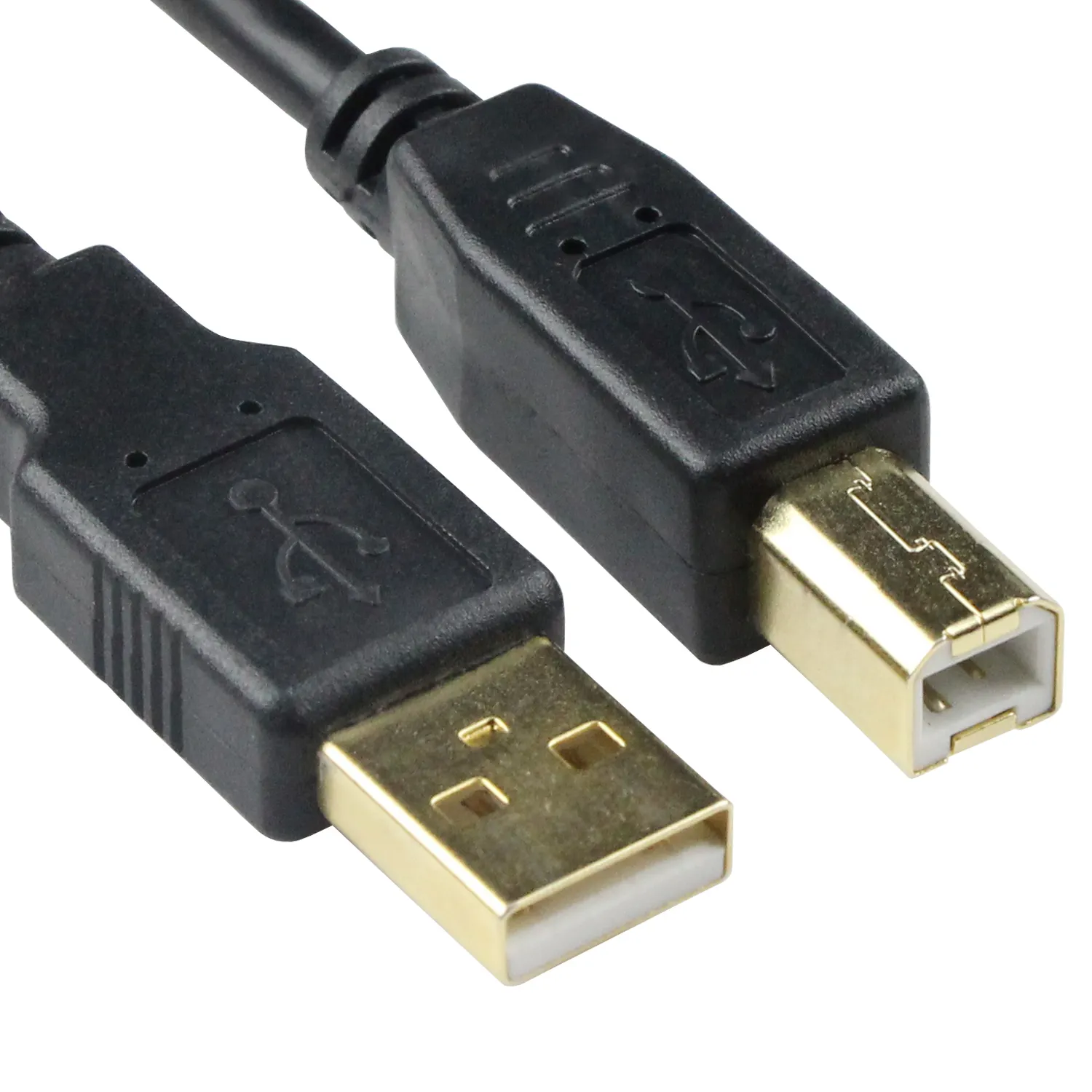 VCOM manufacturer 2.0V gold plated USB A to B printer cables