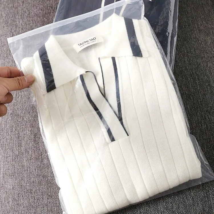 Fabrika toptan PE paketleme çantası özel baskı plastik alışveriş torbaları kendi logosu ile