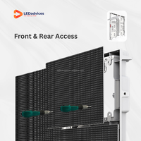 Layar LED Luar Ruangan Hemat Energi Seri EcoBright Kabinet Aluminium Die-casting Hitam P4.44 P5.7 P6.67 P8 P10 Jumbotron LED
