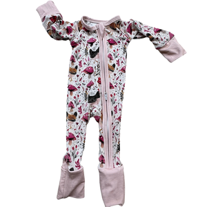 Grosir anak laki-laki dan perempuan RTS bambu baru lahir pakaian bayi kasual baju monyet bayi dua arah piyama bambu lengan panjang anak-anak - Product Image 3