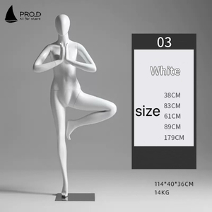 Pro D Yoga modèle corps entier sous-vêtements humains magasin de vêtements pour femmes Pilates exercice modèle féminin présentoir - Product Image 4