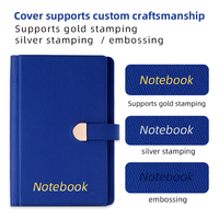 Ensemble cadeau de luxe pour carnet et stylo d'affaires, agenda en cuir PU multicolore avec boucle à pression, logo personnalisé imprimé, ensemble de papeterie