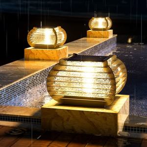 ไฟเสาพลังงานแสงอาทิตย์ LED สไตล์ยุโรปหรูหราทันสมัยสำหรับโรงแรมสวนวิลล่าตกแต่งผนังที่อยู่อาศัยตรงจากโรงงาน - Product Image 3